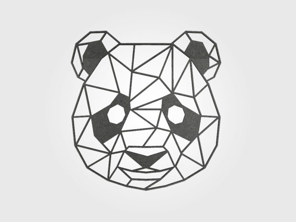 Le Trophée Panda - noir