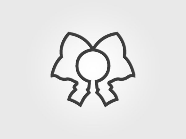 Le Sujet Coiffe Alsacienne - petit modèle - vide