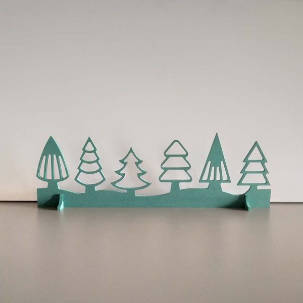 Le Chemin de table - sapins - vide