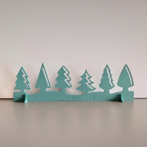 Le Chemin de table - sapins - plein