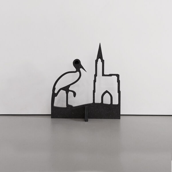Le Chemin de table - DUO cigogne/cathédrale